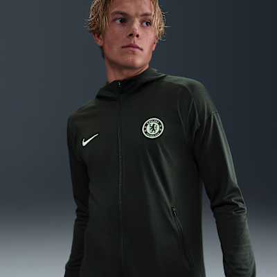 Chelsea F.C. Strike Men's Nike Dri-FIT Football Hooded Knit
